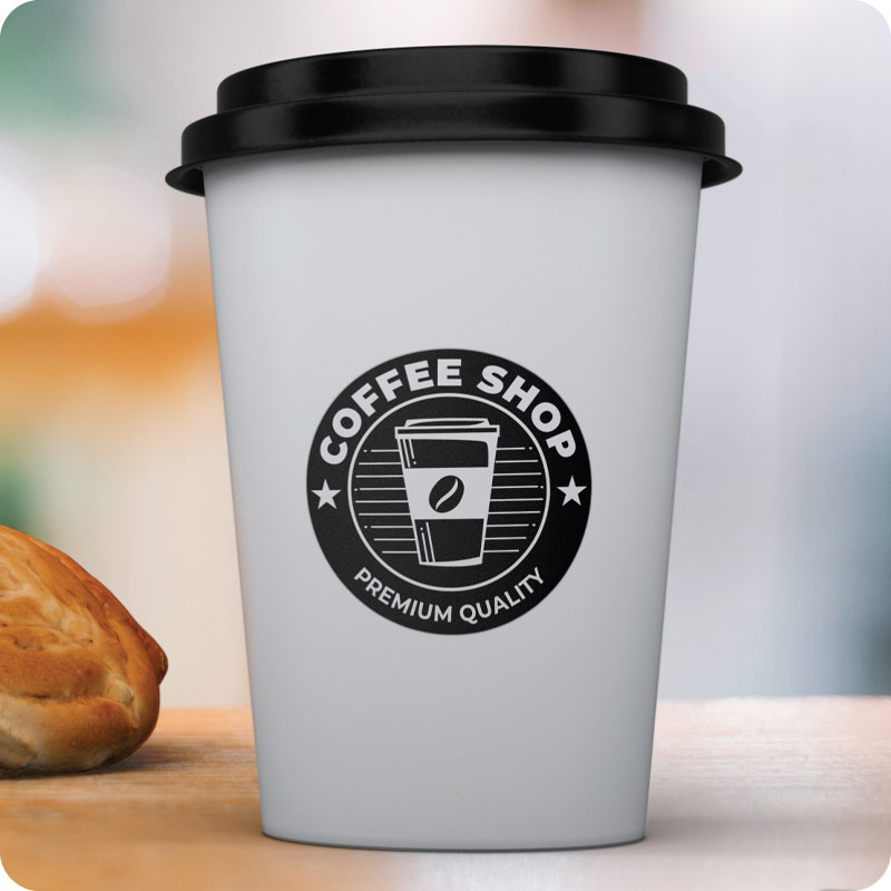 Coffee Cup Labels